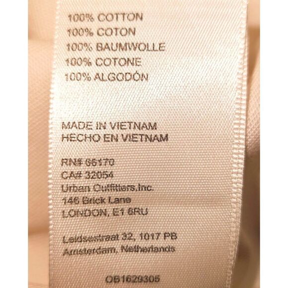 FREE PEOPLE Cheyenne Daytime Denim Ivory Mini Dress Size Large - Picture 12 of 16